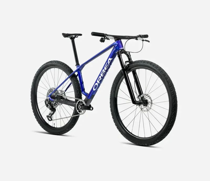 Orbea Alma M50 Mountain Bike in Cobalt Blue Gloss/Carbon Raw Matt-1