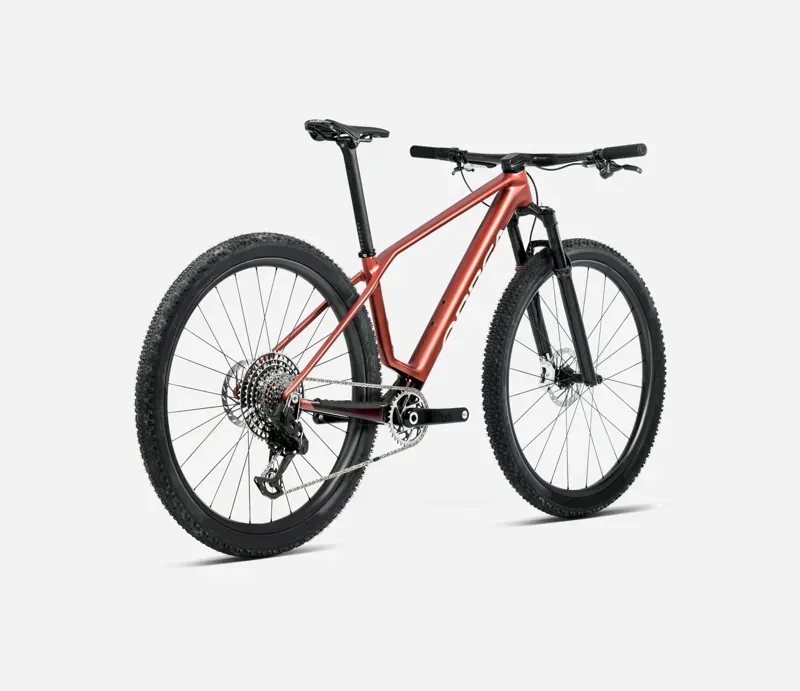Orbea Alma M50 Mountain Bike in Mars Red Matt/Metallic Burgundy Red Gloss-2