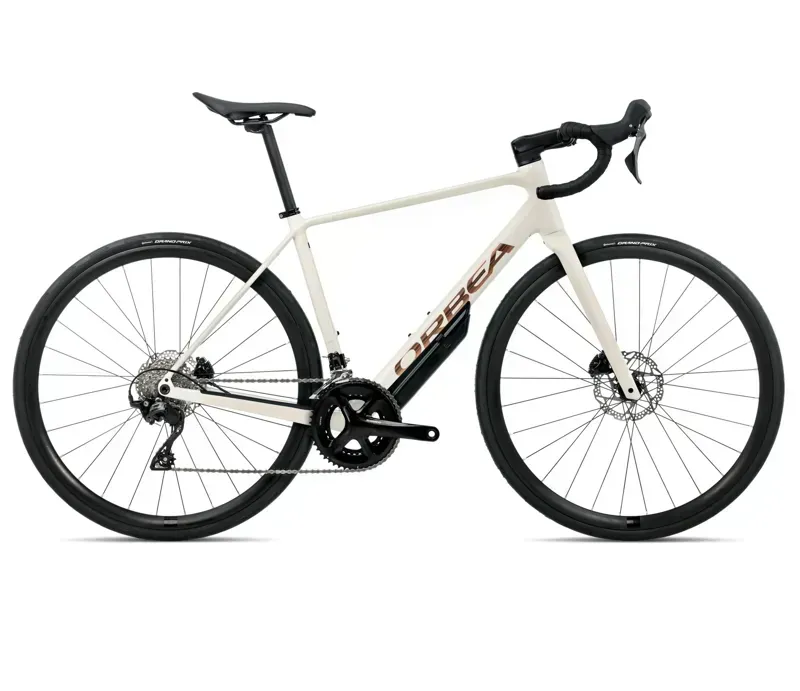 Orbea Avant H30 Road Bike in Ivory White/Titan Bronze Gloss