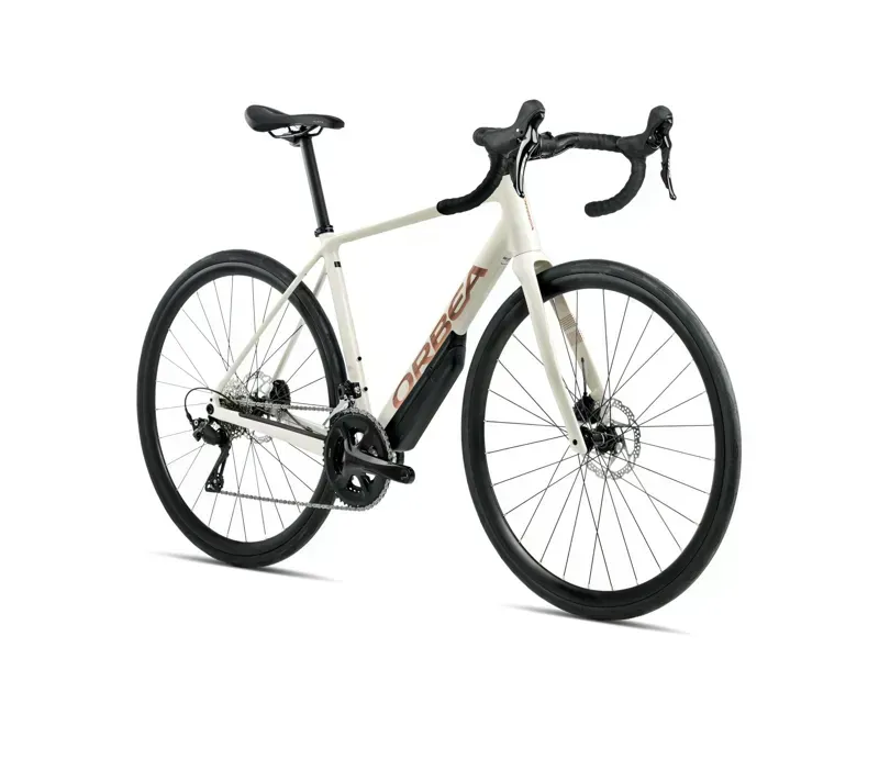 Orbea Avant H30 Road Bike in Ivory White/Titan Bronze Gloss-1