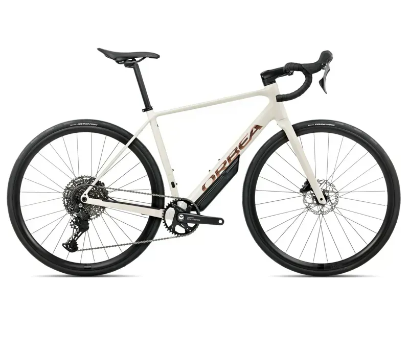 Orbea Avant H45 1x Road Bike in Ivory White/Titan Bronze Gloss