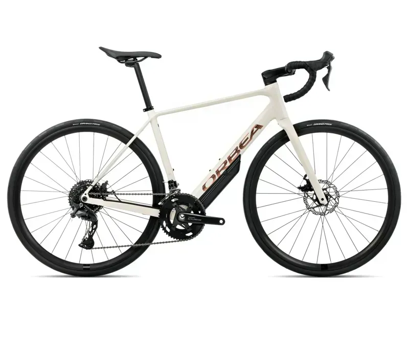 Orbea Avant H50 Road Bike in Ivory White/Titan Bronze Gloss