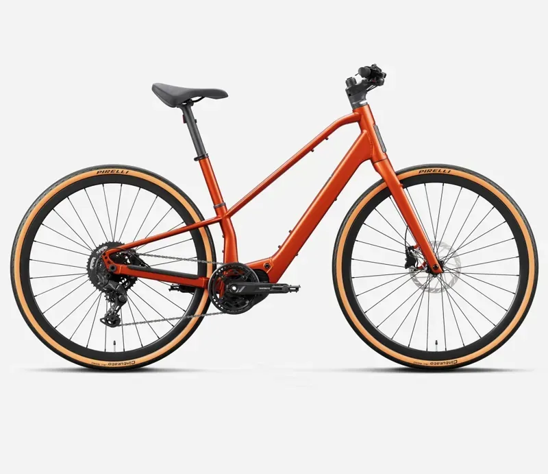 Orbea Carpe 25 E-Hybrid Bike in Mars Red