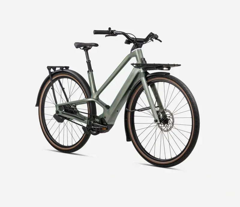 Orbea Diem 10 E-Hybrid Bike in Spaceship Green Matt-1