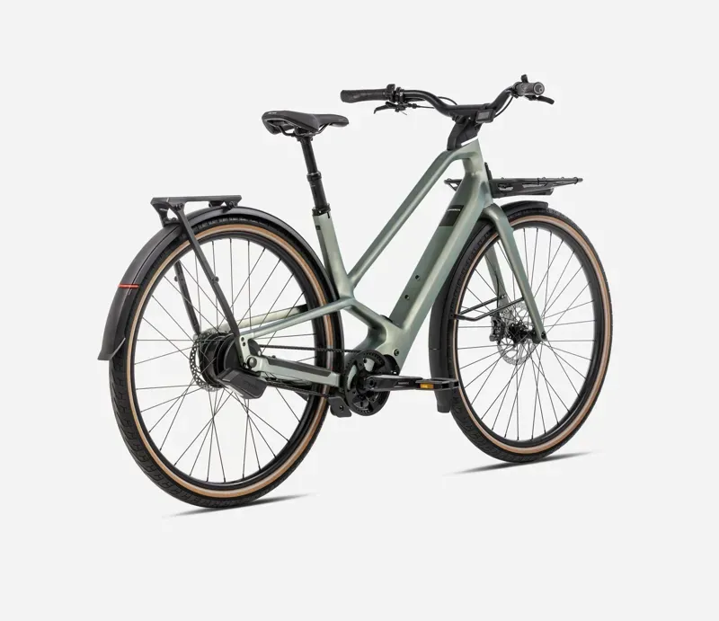 Orbea Diem 20 E-Hybrid Bike in Spaceship Green Matt-2
