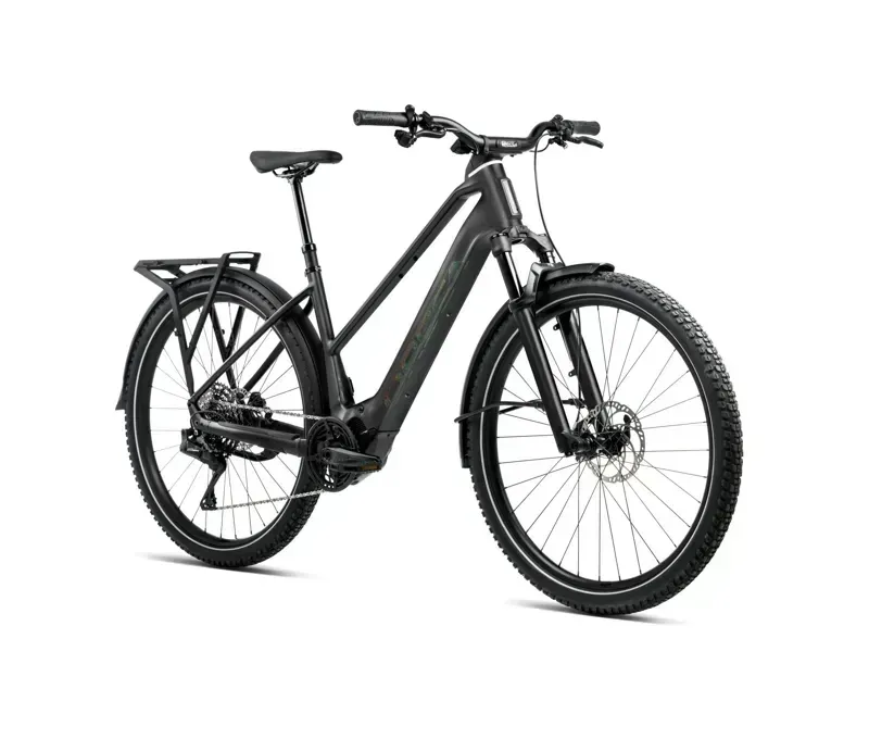 Orbea Kemen Adv 10 Mid E-Hybrid Bike in Diamond Black Matt-Gloss-1