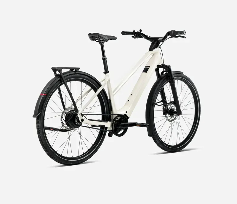 Orbea Kemen Tour 30 Mid E-Hybrid Bike in Ivory White Gloss-2