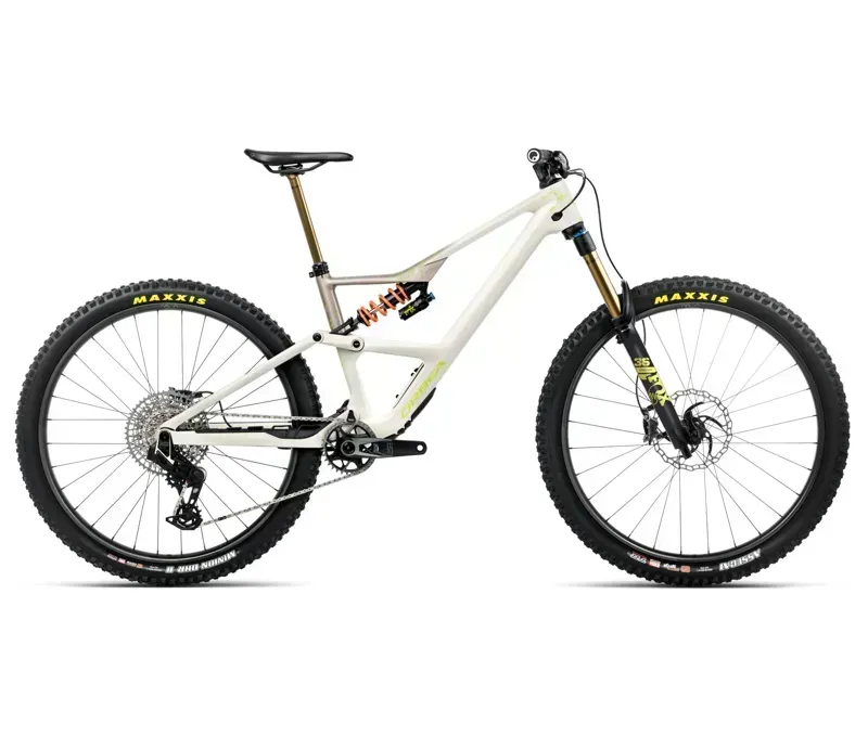 Orbea Occam LT M-Team Mountain Bike In Ivory White/Nickel Gloss