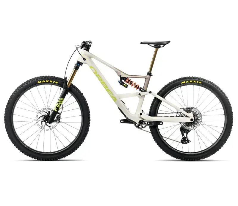 Orbea Occam LT M-Team Mountain Bike In Ivory White/Nickel Gloss-1