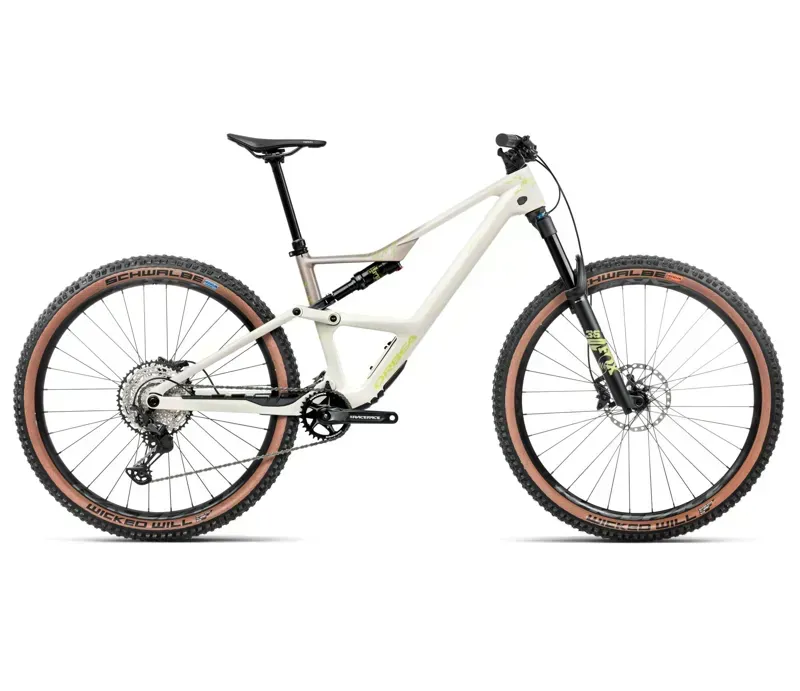Orbea Occam SL M30 Mountain Bike In Ivory White/Nickel Gloss