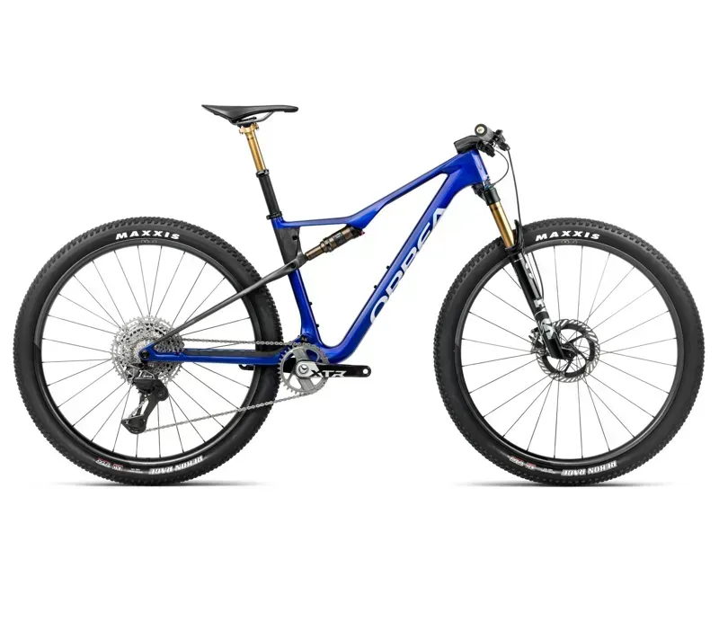 Orbea Oiz M-Team Factory Mountain Bike In Cobalt Blue Gloss/Carbon Raw Matt