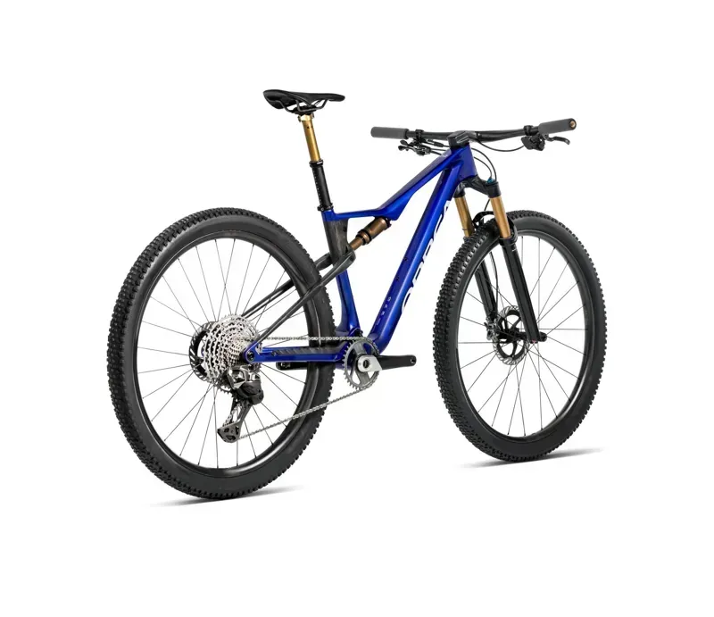Orbea Oiz M-Team Factory Mountain Bike In Cobalt Blue Gloss/Carbon Raw Matt-2