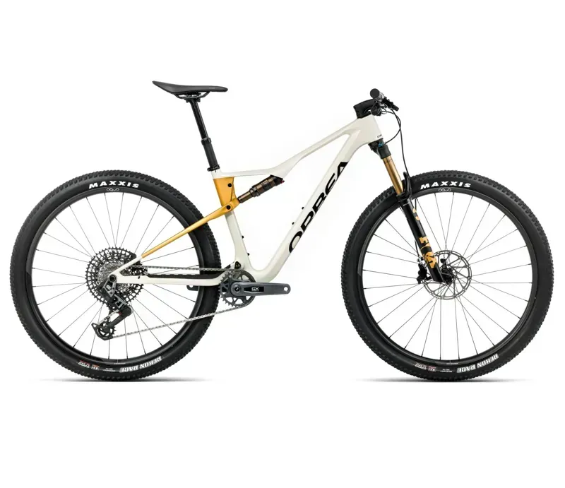 Orbea Oiz M10 AXS Mountain Bike In Ivory White Gloss/Bumblebee Yellow Matt