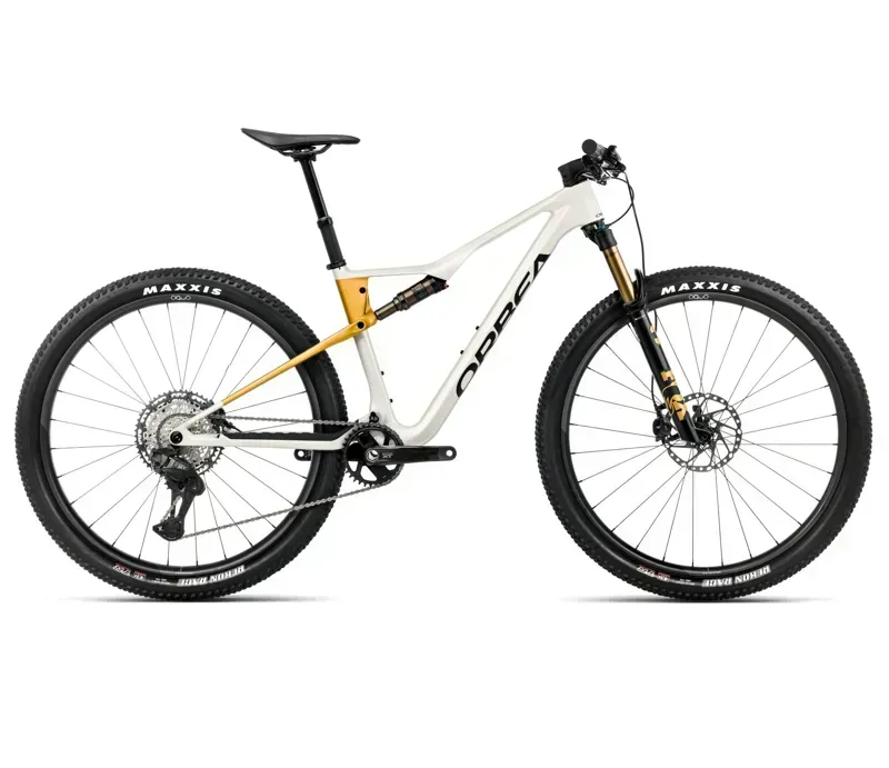 Orbea Oiz M10 Mountain Bike in Ivory White Gloss/Bumblebee Yellow Matt