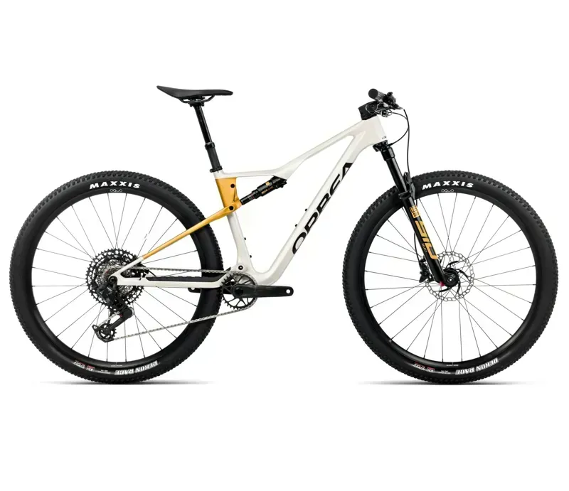 Orbea Oiz M21 Mountain Bike in Ivory White Gloss/Bumblebee Yellow Matt