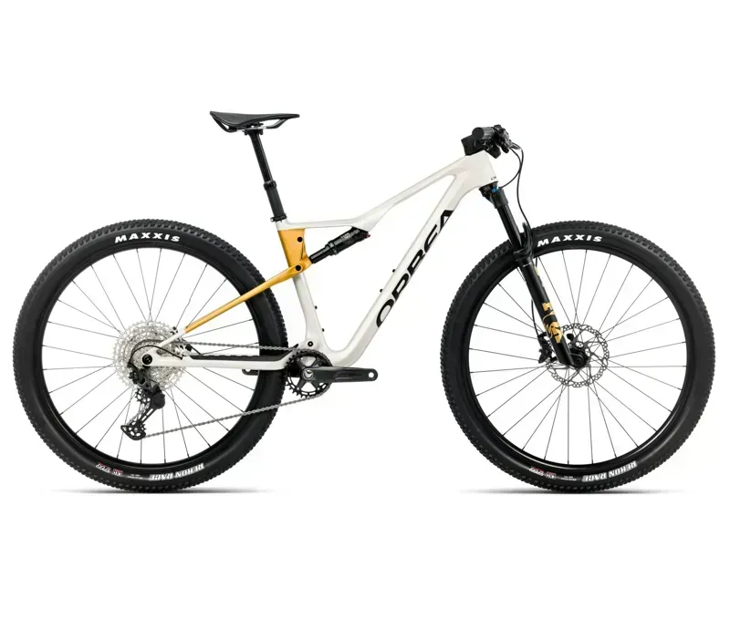 Orbea Oiz M30 Mountain Bike in Ivory White Gloss/Bumblebee Yellow Matt