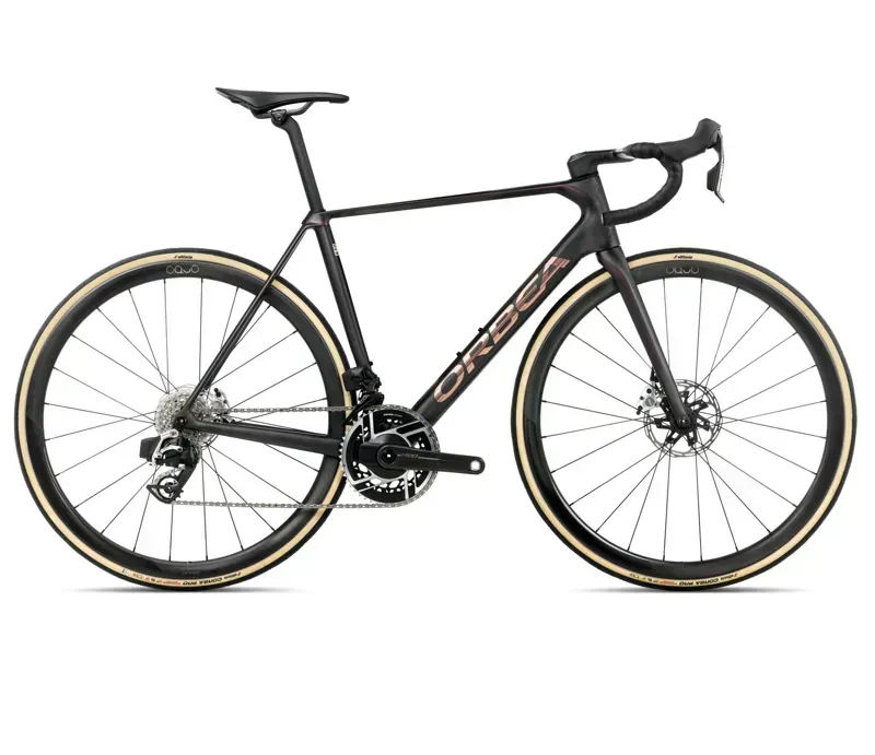 Orbea ORCA M11eLTD PWR Road Bike in Diamond Carbon View/Sunset Carbon View Matt