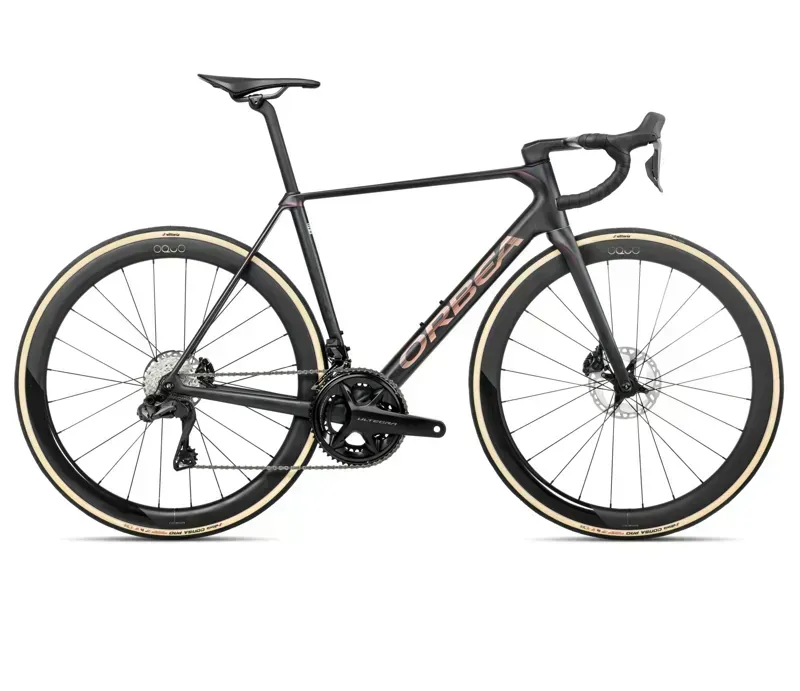 Orbea ORCA M20iLTD PWR Road Bike in Diamond Carbon View/Sunset Carbon View Matt