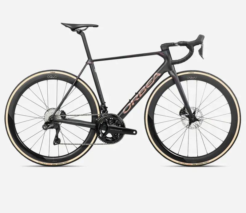 Orbea ORCA M20iLTD PWR Road Bike in Diamond Carbon View/Sunset Carbon View Matt-1