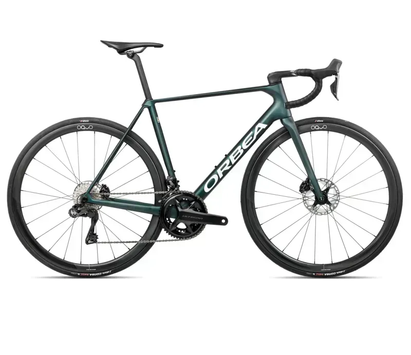 Orbea ORCA M20iTEAM Road Bike in Escape Green/Carbon View Matt