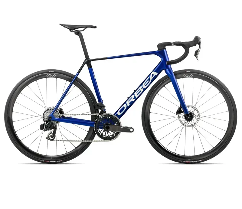 Orbea ORCA M21eTEAM Matt Road Bike in Cobalt Blue Carbon Raw Matt