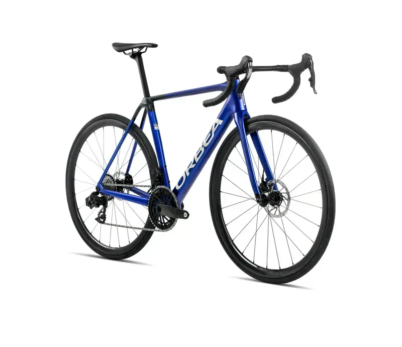 Orbea ORCA M21eTEAM Matt Road Bike in Cobalt Blue Carbon Raw Matt-1