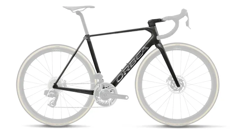 Orbea Orca OMR Road Bike Frameset In Diamond Carbon View Matt/Titan Grey