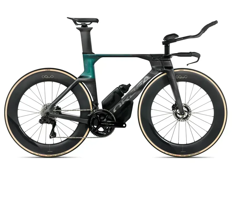 Orbea Ordu M10iLTD Triathlon Bike In Diamond Carbon View/Matt-Evasion Green Gloss