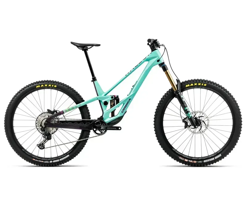 Orbea Rallon E10 Mountain Bike In Aloha Green/Fantasy Purple Carbon View Gloss