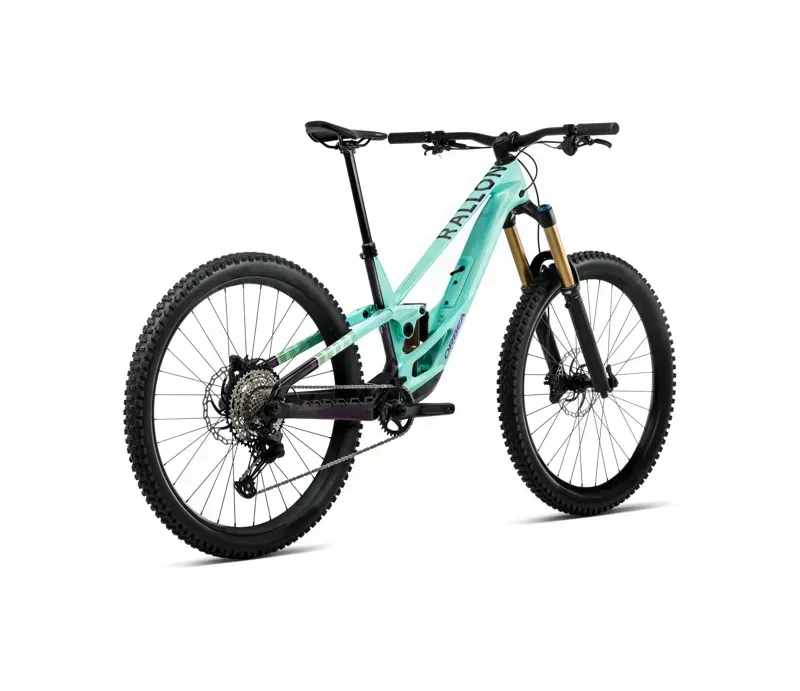 Orbea Rallon E10 Mountain Bike In Aloha Green/Fantasy Purple Carbon View Gloss-2