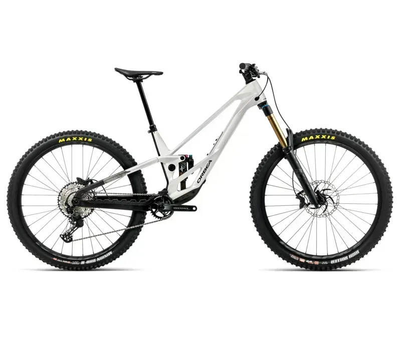 Orbea Rallon E10 Mountain Bike In White Chich/Diamond Black Gloss