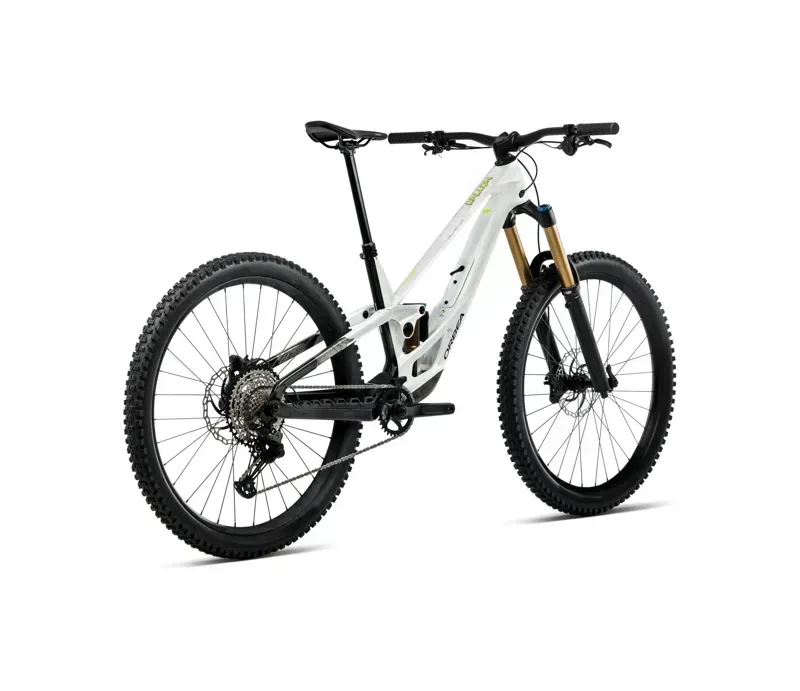Orbea Rallon E10 Mountain Bike In White Chich/Diamond Black Gloss-2