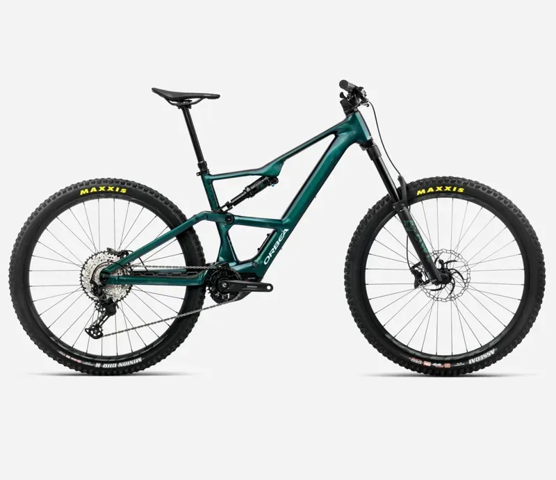 Orbea Rise LT H20 E-MTB In Escape Green/Splash Ice Green Gloss
