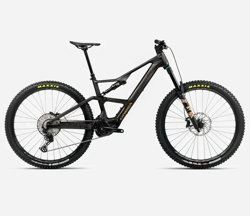 Orbea Rise LT M20 E-MTB In Cosmic Carbon View/Golden Sand Gloss