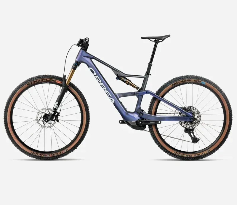 Orbea Rise SL M10 420W E-MTB in Tanzanite Carbon View/Carbon Raw Matt-1