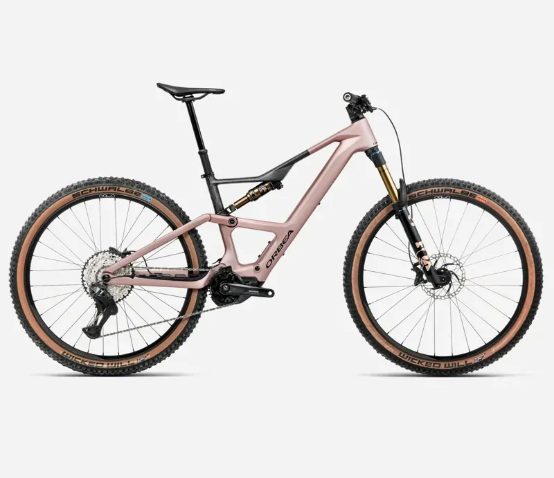 Orbea Rise SL M10 630W E-MTB in Desert Rose/Carbon Raw Matt