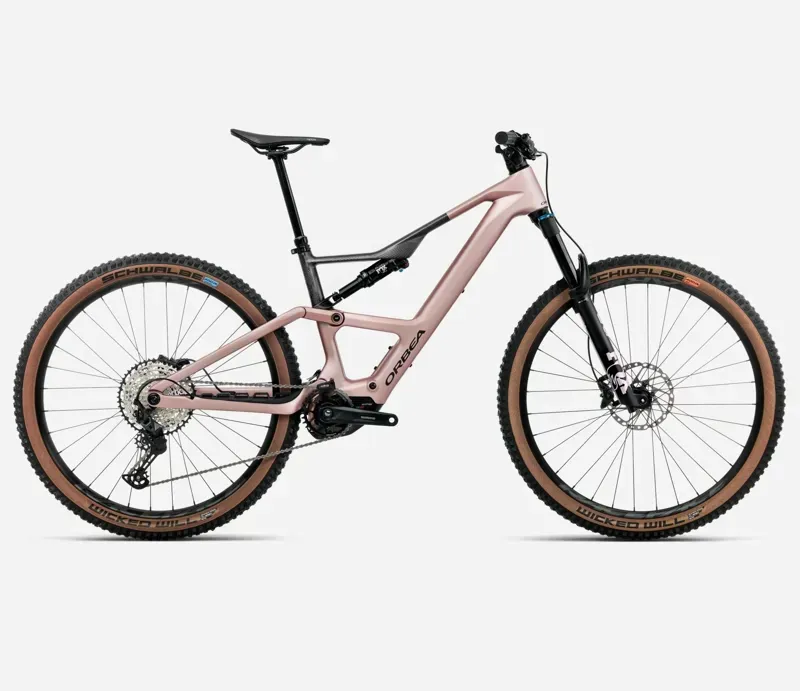 Orbea Rise SL M20 630W E-MTB in Desert Rose/Carbon Raw Matt