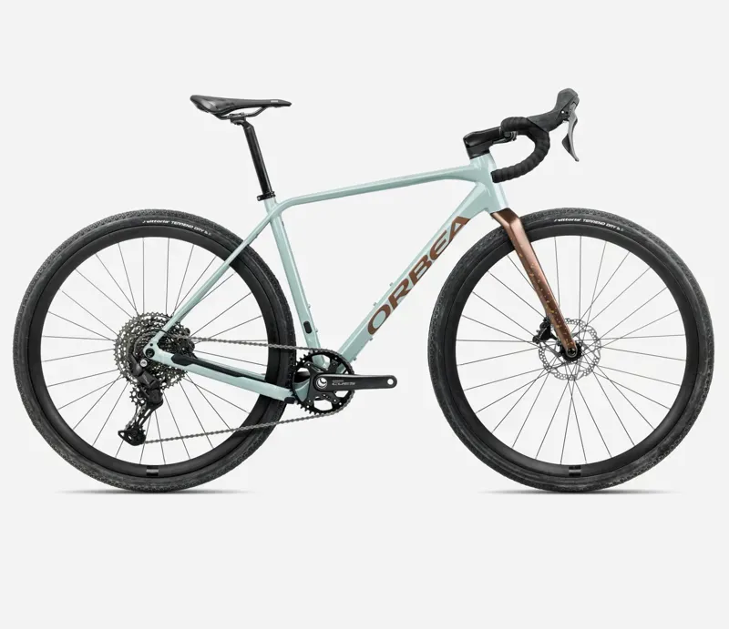 Orbea Terra H45 1x Road Bike in Blue Stone Gloss/Copper Matt