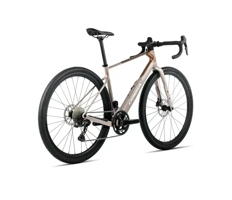 Orbea Terra M20ITEAM Carbon Gravel Bike in Nickel/Met Cinnamon Matt-2