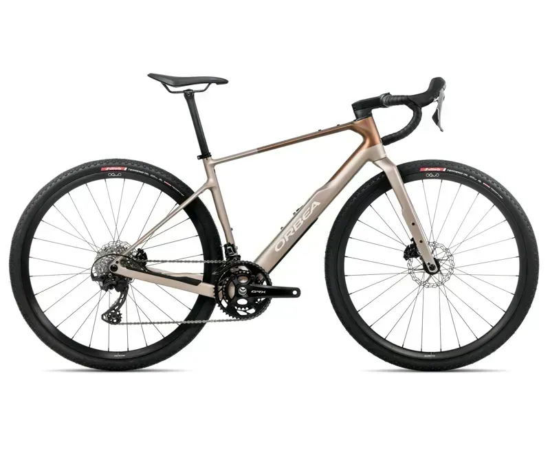 Orbea Terra M20team Gravel Bike In Nickel/Met Cinnamon Matt