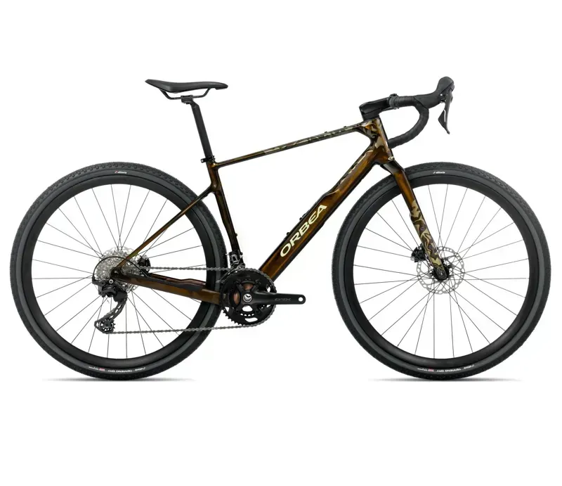 Orbea Terra M30Team Gravel Bike in Caramel Carbon View Gloss