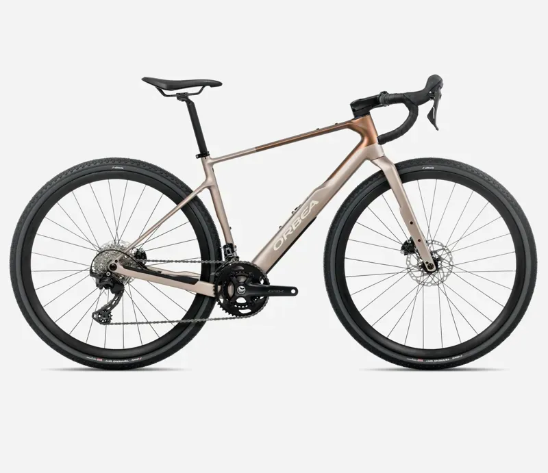 Orbea Terra M30Team Gravel Bike in Nickel/Met Cinnamon Matt