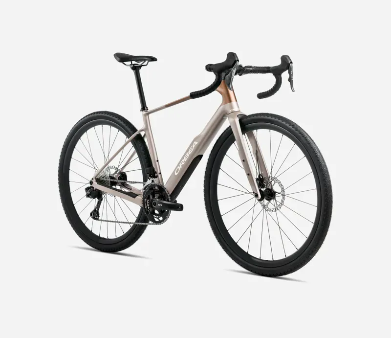 Orbea Terra M30Team Gravel Bike in Nickel/Met Cinnamon Matt-1