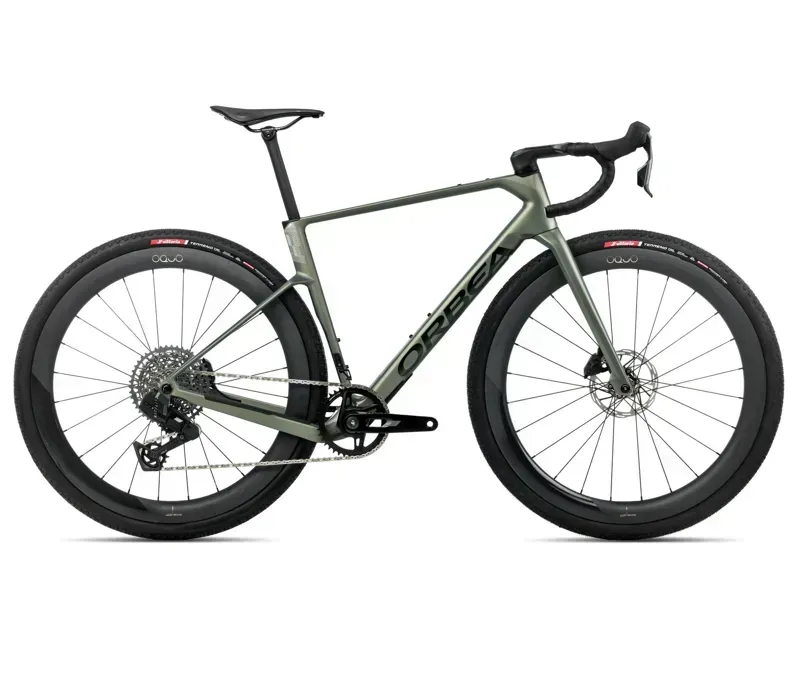 Orbea Terra Race M31ELTD 1X Gravel Bike In Spaceship Green Matt