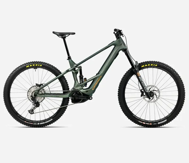 Orbea Wild M20 Mullet E-Bike In Seaweed Carbon View Matt