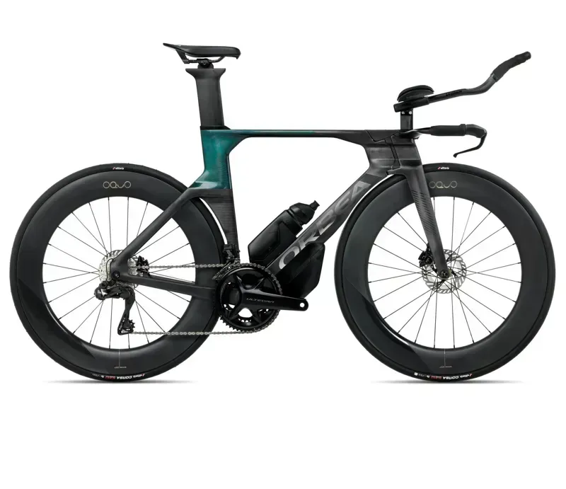 Orbea ORDU M20iltd Triathlon Bike In Diamond Carbon View/Matt-Evasion Green Gloss