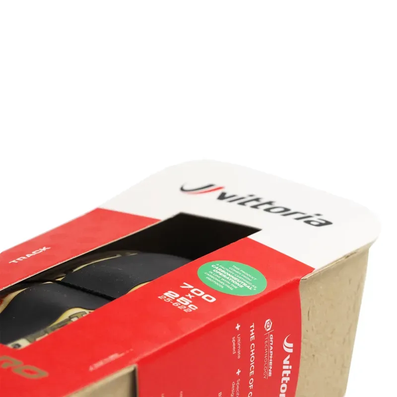 Vittoria Pista Oro 23-28-inch TLR Folding Tyre in Black/Tan-5