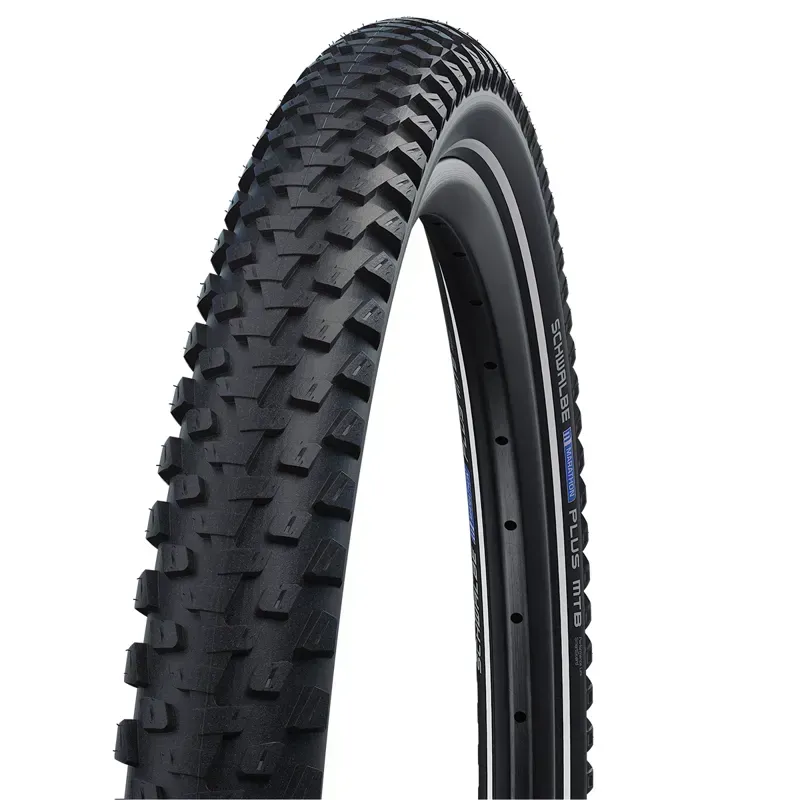 Schwalbe Marathon Plus 26-inch MTB SmartGuard Tyre in Black/Reflex