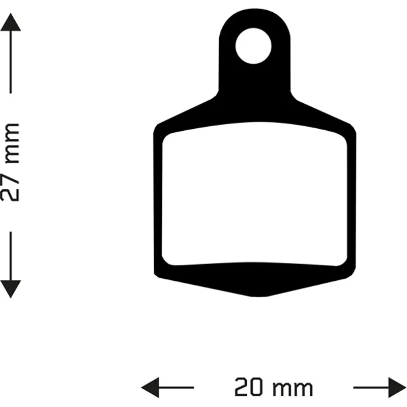 Aztec Hope M4/E4/DH4 Sintered Disc Brake Pads In Black