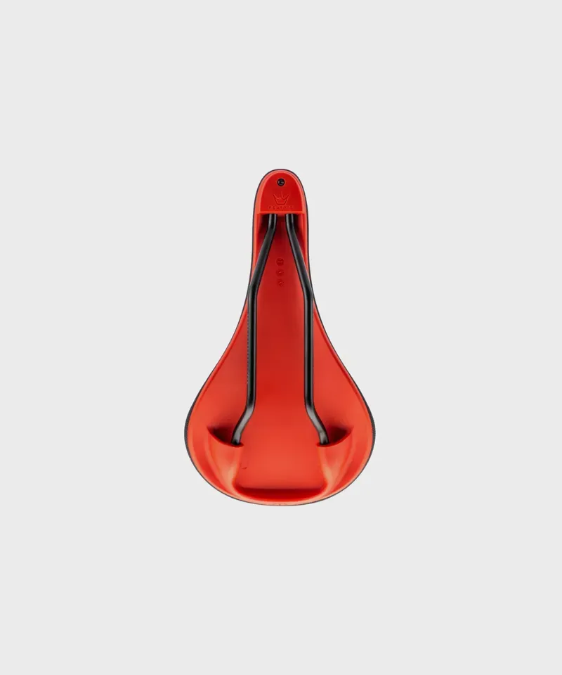 Peaty's Monarch 4130 Rail/Nylon Base Saddle in Red-1
